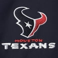 thumbnail image 3 of Men's Dunbrooke Navy/Gray Houston Texans Big & Tall Alpha Full-Zip Hoodie Jacket, 3 of 4