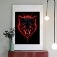 thumbnail image 2 of Diamond Art Kits for Adults - 5d Wolf Red Eyes Dark Aura Painting Diamond Painting for Adults, Diamond Art for Adults Beginners, Frameless Diamond Painting Kits for Adults for Home Wall Decor, 2 of 7