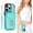 Mint Green, variant on MYKOMI Crossbody Wallet Phone Case for Apple iPhone 14 Plus Leather Case with Credit Card Holder & 360° Ring Kickstand & Wrist Strap Purse Cover Magnetic Closure Flip Handbag Shell for Women