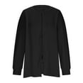 thumbnail image 5 of Nfurl Fall Jackets for Women Trendy Tie Front Long Sleeve Coats Basic Solid Color Thin Jacket Casual Outerwear Fashion Jackets Black XL, 5 of 8