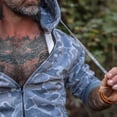 thumbnail image 4 of Combat Iron Zip Up Hoodie 2.0 Xl / Winter Duck Camo, 4 of 7
