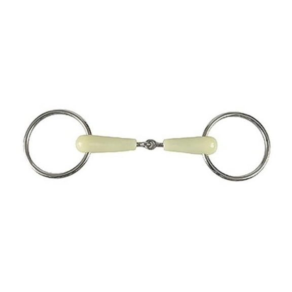 Jacks 212519P-5 5 in. Apple Loose Ring Snaffle Bit