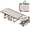 Beige, variant on Lacoo Teslin Foldable Lounge Chair, Outdoor Chaise Lounge with Sauna, 5-Position Adjustable Beach Chair, Beige