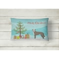 thumbnail image 2 of Carolines Treasures CK3850PW1216 Lurcher 1 Christmas Tree Canvas Fabric Decorative Pillow, 12H x16W, multicolor, 2 of 4