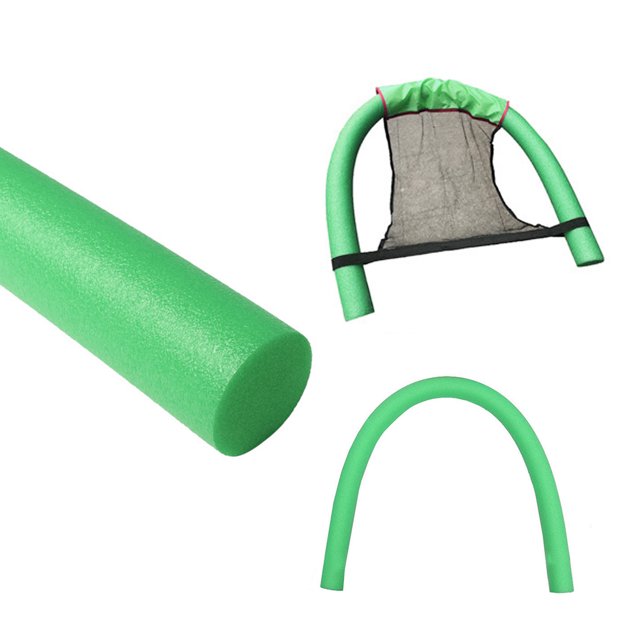 Greeniant Nuevo palo flotante para silla de natación, barra portátil para piscina, barra de anillo, cama, hamaca para nadar en agua, juguete para niños Deportes acuáticos Verde Greeniant OD001413-04B