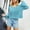 Blue, variant on BONIXOOM Fall Sweaters For Women 2023 Modern Fit Sweater Pullover Vacation Crew Neck Cardigan Sweater Green M(US:6)