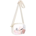 thumbnail image 1 of Qarigey Bolso transparente impermeable para estadio para mujer, bolsa transparente para llevar todos los elementos esenciales para eventos en Bolsas de mensajero y de hombro blanco, 1 of 6