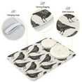 thumbnail image 4 of Blackbirds with Crown Dish Drying Mat 16x18 Absorbent Microfiber Draining Rack Pad for Kitchen Counter Sink, 4 of 8