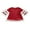 Red, variant on Baby Halloween Stripe Sweatshirt Bat Embroidery Long Sleeve Pullover