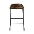 thumbnail image 4 of Bronte Living 26 inch Modern PU Leatherette Counter Stool with Rubber Protectors, Comfortable Footrest and Backless for Kitchen, Restaurant - Series Jacob - Set of 2, 4 of 5