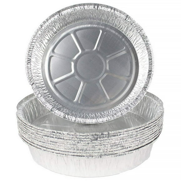 Recipiente para hornear con tapa transparente Congelador Revestimiento para freidora Recipiente para recalentar Recipiente para pan de pizza Utensilios de cocina de 6" de profundidad 50 piezas kenally HA011438-02