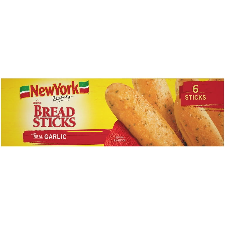 New York Bakery Garlic Breadsticks oz, Frozen with Real
