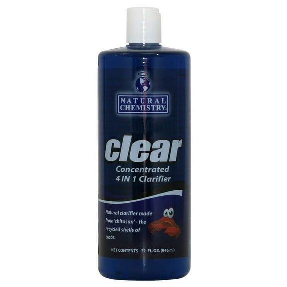 Natural Chemistry 03555 Clear Swimming Pool Spa Hot Tub Chitosan Water Clarifier