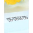 thumbnail image 4 of 20 piezas de perno de nariz curvo de acero inoxidable anillo de nariz cristales L curva nariz tornillo Piercing, 4 of 5