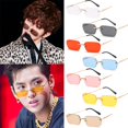 thumbnail image 2 of moily rectángulo vintage sunnies studios gafas de sol uv400 sin montura cuadrada metal estética sombras gafas de sol para mujeres/hombres gafas de color, 2 of 4
