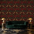 thumbnail image 4 of Floral Peel and Stick Wallpaper Vintage Floral Birds Flowers Botanical Elements Wall Mural 23.6in x 9.8ft Self Adhesive Removable Wall Paper Renter Friendly Wallpaper for Bedroom Nursery Kids, 4 of 8