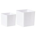 thumbnail image 6 of BALAHAPY 2Pcs Simple Design Flower Pots for Family and Indoor Plants 9.5x7.5x3.7in, 6 of 8