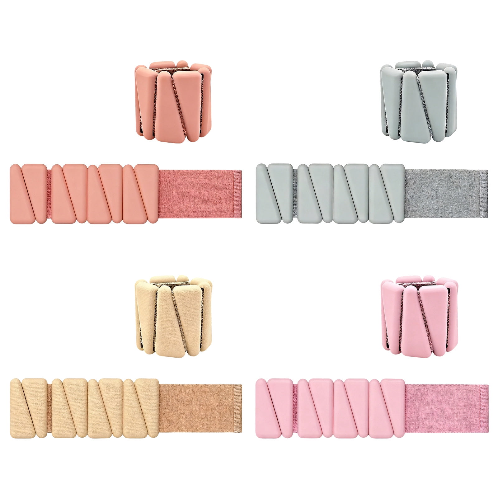 1 Pair Fitness Ankle Wrist Weights Designs for Men Women Use on Multiple Body Part During Running Strength Training
