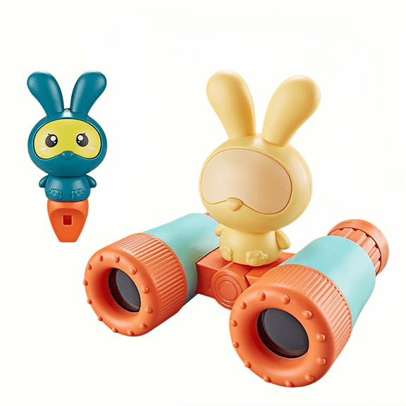 Bobby.Duck Kids Binoculars Toy, High Power Binoculars for Kids with Detachable Monocular, Outdoor Explorer Toy for Toddlers Boys Girls, Educational STEM Toy Gift for Kids