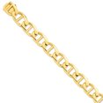 thumbnail image 1 of 14K Yellow Gold 14.6mm Hand-polished Anchor Link Bracelet, 1 of 2