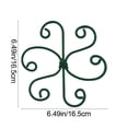 thumbnail image 3 of Marco de soporte para plantas, estabilizador metálico de flores con varilla verde de soporte para plantas en maceta de interior y exterior, 3 of 9