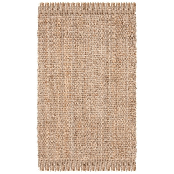SAFAVIEH Martha Stewart Natural Fiber Solid Area Rug, Natural, 3'6" x 5'6"