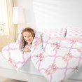thumbnail image 3 of Erosebridal Teens Kawaii Ribbon Bow Twin Comforter Sets 3-Piece,Ballet Dance Bedding Set for Kids Girls,Pink Reversible,Breathable Home Decor, 3 of 6