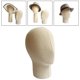 thumbnail image 4 of Cabeza de maniquí de lino de estilo abstracto, peluca, sombrero, gafas, soporte de exhibición, modelo para salón Opción 3-Estilo corto, 4 of 8