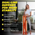 thumbnail image 6 of GIBBON SlackBoard Plus Balance Trainer for All Ages - Sunrise, 6 of 8