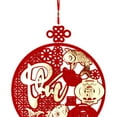 thumbnail image 4 of Holloyiver Chinese New Year Decorations, Spring Festival Door Pendant, Chinese Hanging Ornament with Tassel, Decoration for New Year Spring Festival Home Office Decorations, 4 of 6