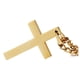 thumbnail image 2 of Joyería religiosa CrossSmoo04 1Pza Oro Collar Cruz Lisa Dije 2.8x4.9cm Metal., 2 of 4