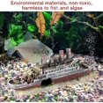 thumbnail image 1 of LLC Natural Resin Aquarium Shipwreck DIY Decoration for Hiding Fish, 1 of 4