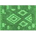 thumbnail image 1 of Ahgly Company Indoor Rectangle Southwestern Emerald Green Country Area Rugs, 2' x 4', 1 of 4