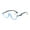 Blue, variant on Womens Half Moon Spring Hinge Reading Glasses 1.5 Fashion Diamond Transparent Readers +1.5