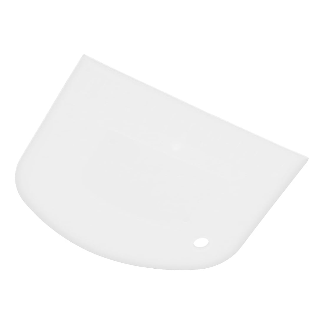 Unique Bargains Household Bakery D Shaped Flour Bread Cake Dough Scraper Cutter White