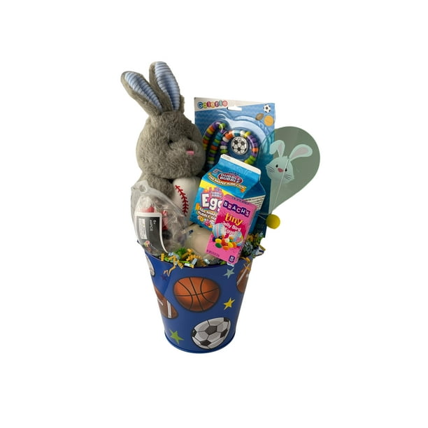 Sports Easter Basket for Boys Prefilled and Premade with Easter Fillers