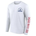thumbnail image 2 of Men's Fanatics White Chicago White Sox Pressbox Long Sleeve T-Shirt, 2 of 3