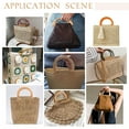 thumbnail image 5 of 10Pcs 5 Colors Wood Bag Handles Letter D Shape Mixed Color 12x8.5x0.93cm Inner Diameter: 6x9cm 2pcs/color, 5 of 5