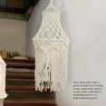 thumbnail image 2 of Pantalla de lámpara colgante de macramé, cubierta de lámpara colgante moderna para oficina, dormitorio, sala de estar, guardería, dormitorio, decoración del hogar bohemia, 2 of 7
