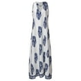 thumbnail image 4 of Robe d'Été Sans Manches Décontractée Col en V Boho Florale pour Femmes Grande Taille, 4 of 6