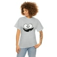 thumbnail image 4 of Smiley Face Unisex Heavy Cotton Tee, 4 of 9