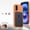 Orange, variant on Designed For iPhone 16 Phone Case,With Camera Protection,NO Back Heat Dissipation,With Frame Snap-on Switch,Ultra Slim Shockproof Drop Protection Rugged Metal Phone Case,Black