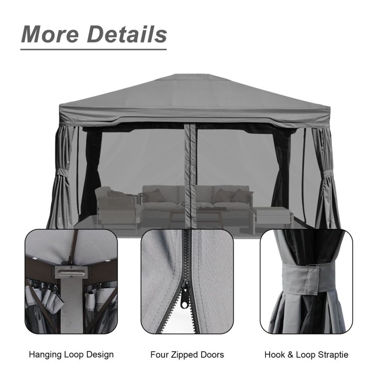 popopoponta様15％off⦿Froid Tiedeur⦿ガレージウダガ Aoodor 12 ft. x 12 ft. Pop Up Canopy Tent with Removable