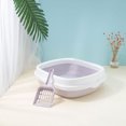 thumbnail image 1 of Lavabo para arena para gatos, bandeja para arena para gatos, lavabo grande para excrementos de gatos, lavabo para arena para gatos, funcionalidad inteligente, 1 of 6
