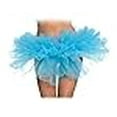 thumbnail image 3 of Underwraps Tutu - Blue Sexy Mini Tulle Tutu Elastic Waist Skirt Adult Costume, 3 of 3