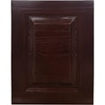 thumbnail image 2 of American Heartland 93856CB Oak Tall TV Stand with 2 Glass Panel Doors, Classic Bourbon, 2 of 2