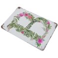 thumbnail image 3 of C Wall Letters Nursery Letters Floral Tin Sign Metal Plaque Art Hanging Iron Painting Retro Home Kitchen Garden Garage Wall Decor 16"x12", 3 of 5