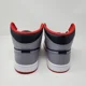 thumbnail image 3 of N I-K-E A i r-Jor-dan 1 Mid Shoes Black Cement Gray Fire Red DQ8426-006 Men's Size 10, 3 of 6