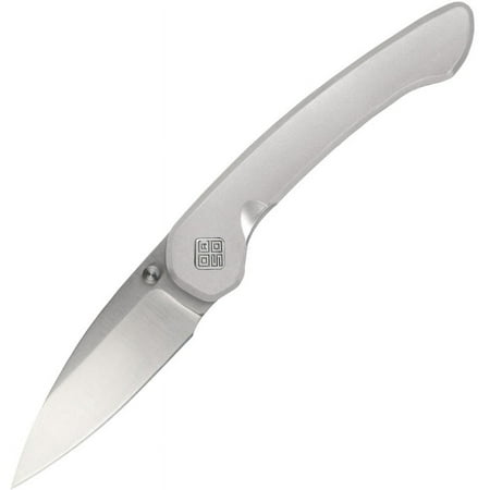 Ocaso Knives Seaton Large Folding Knife 2.75in AUS-10A Stainless Steel Handle