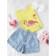 thumbnail image 3 of Flamingo Illustration T-Shirt Toddler -Image by Shutterstock,  5 Toddler, 3 of 4